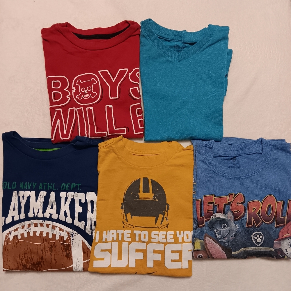 Boys size 8 bundle of 5 T-Shirts